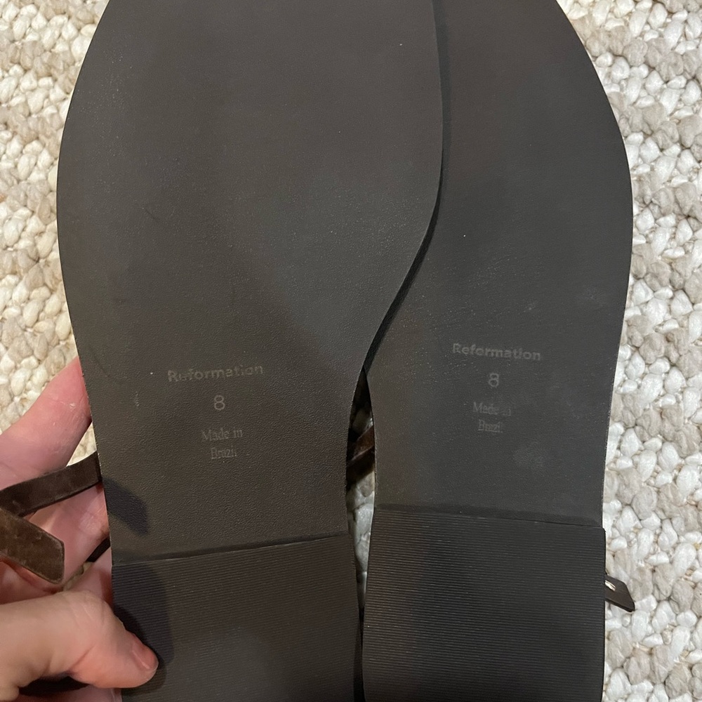 REFORMATION Lake Flat Sandals - Picture 6 of 6